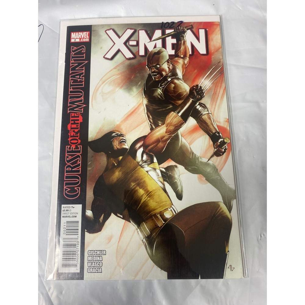 Marvel X-Men Curse of the Mutants 2 Adi Granov Cover Wolverine Blade 2010 Comic